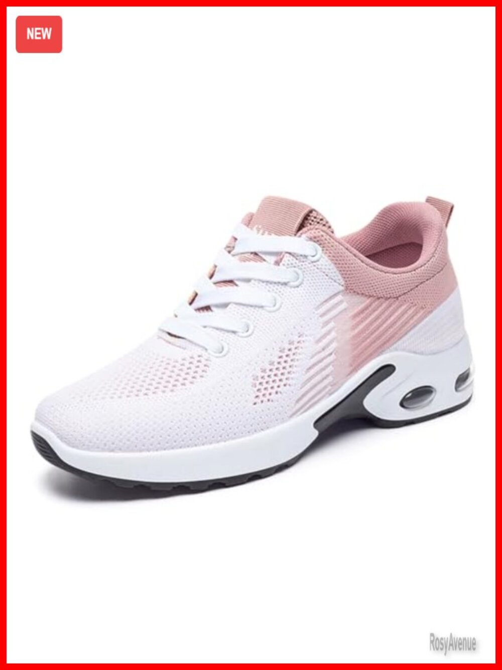 Womens Breathable Mesh Sneakers Air Cushion Running Tennis Walking Athletic
